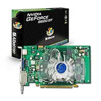  AlbatronGeForce 8600 GT 540 Mhz PCI-E 512 Mb 1400 Mhz 128 bit DVI TV HDCP YPrPb