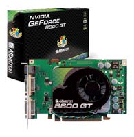  AlbatronGeForce 8600 GT 540 Mhz PCI-E 256 Mb 1400 Mhz 128 bit 2xDVI TV