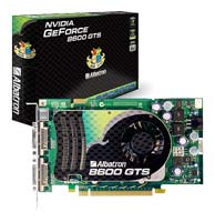  AlbatronGeForce 8600 GTS 675 Mhz PCI-E 256 Mb 2000 Mhz 128 bit 2xDVI TV HDCP YPrPb