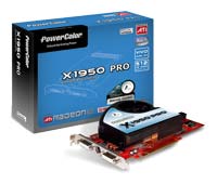  PowerColorRadeon X1950 Pro 600 Mhz PCI-E 512 Mb 1400 Mhz 256 bit 2xDVI VIVO YPrPb