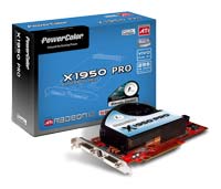  PowerColorRadeon X1950 Pro 600 Mhz PCI-E 256 Mb 1400 Mhz 256 bit 2xDVI VIVO YPrPb