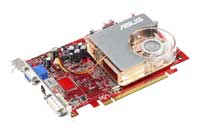  ASUSRadeon X1650 Pro 600 Mhz PCI-E 256 Mb 800 Mhz 128 bit DVI TV YPrPb