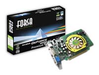 ForsaGeForce 8500 GT 560 Mhz PCI-E 256 Mb 1300 Mhz 128 bit DVI TV YPrPb Low Profile