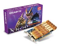  GigaByteRadeon X1650 500 Mhz PCI-E 256 Mb 800 Mhz 128 bit 2xDVI TV YPrPb