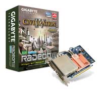  GigaByteRadeon X1650 Pro 600 Mhz PCI-E 256 Mb 1400 Mhz 128 bit 2xDVI TV YPrPb