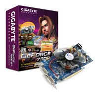  GigaByteGeForce 7900 GT 450 Mhz PCI-E 256 Mb 1320 Mhz 256 bit 2xDVI TV YPrPb Cool