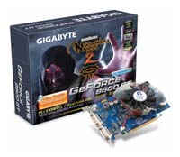  GigaByteGeForce 8600 GT 540 Mhz PCI-E 256 Mb 1400 Mhz 128 bit 2xDVI TV HDCP YPrPb