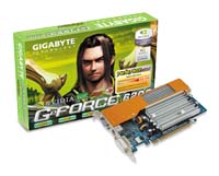  GigaByteGeForce 6200 TC 350 Mhz PCI-E 64 Mb 550 Mhz 64 bit DVI TV YPrPb Cool