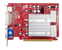  PalitGeForce 7200 GS 450 Mhz PCI-E 256 Mb 800 Mhz 64 bit DVI TV YPrPb