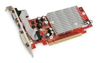  PalitGeForce 7200 GS 450 Mhz PCI-E 256 Mb 800 Mhz 64 bit DVI TV YPrPb Low Profile