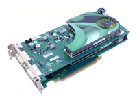  XFXGeForce 7950 GX2 570 Mhz PCI-E 1024 Mb 1550 Mhz 512 bit 2xDVI TV YPrPb