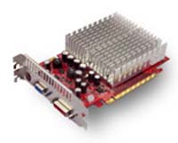  XpertVisionGeForce 7600 GS 400 Mhz PCI-E 256 Mb 800 Mhz 128 bit DVI TV YPrPb Silent