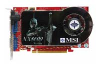  MSIGeForce 8600 GT 540 Mhz PCI-E 256 Mb 1400 Mhz 128 bit 2xDVI TV HDCP YPrPb Twin Turbo