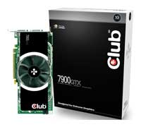  Club-3DGeForce 7900 GTX 650 Mhz PCI-E 512 Mb 1600 Mhz 256 bit 2xDVI VIVO YPrPb