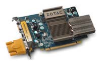  ZOTACGeForce 8500 GT 450 Mhz PCI-E 256 Mb 800 Mhz 128 bit DVI TV HDCP YPrPb Silent